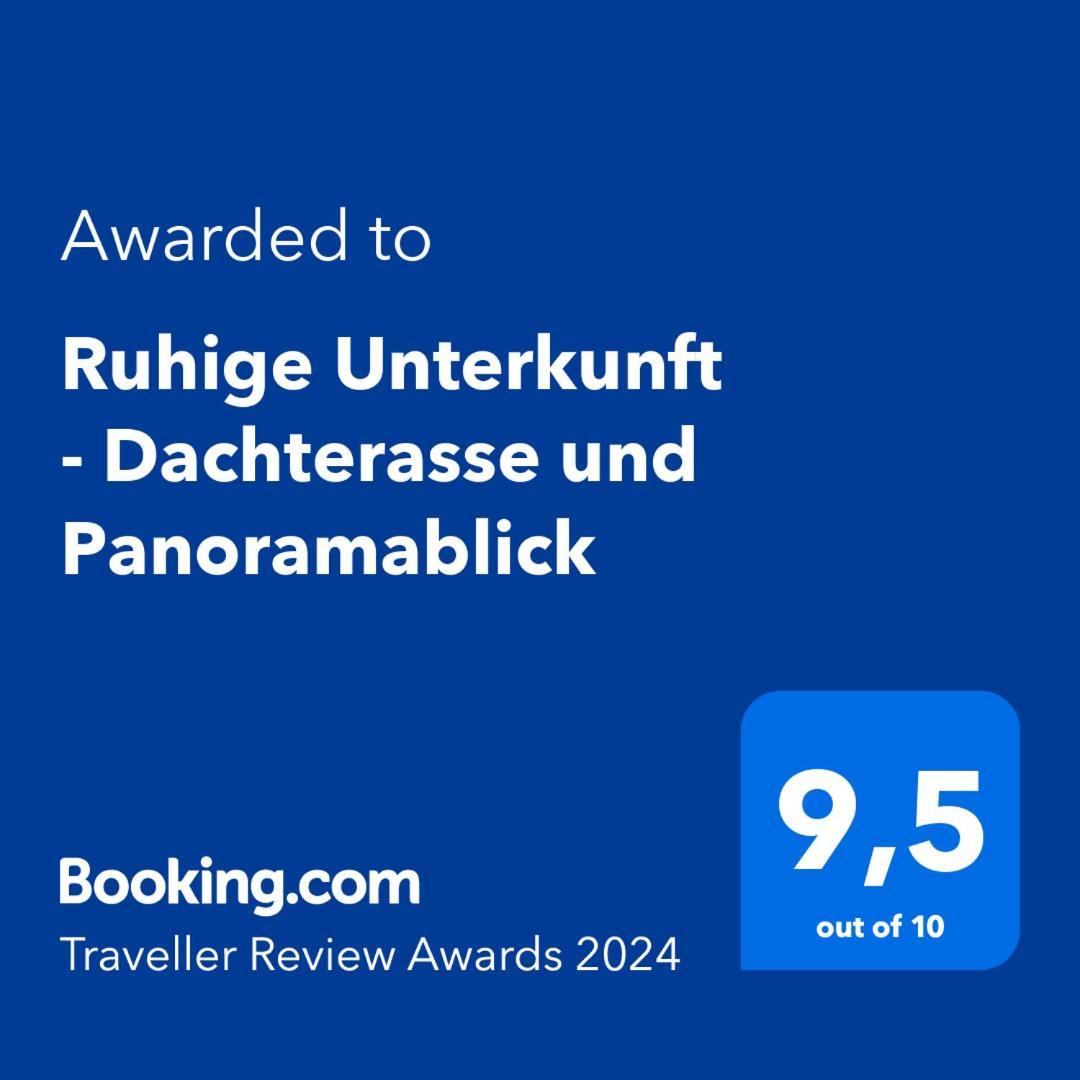 Ruhige Unterkunft - Dachterasse Und Panoramablick Warstein Buitenkant foto