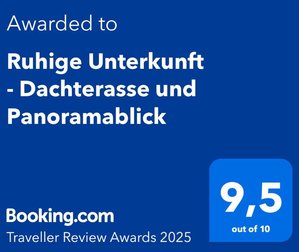Ruhige Unterkunft - Dachterasse Und Panoramablick Warstein Buitenkant foto